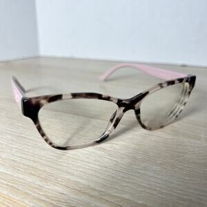 Prada VPR03W ROJ-1O1 Eyeglasses Brown Pink Tortoise 53-16-140 Excellent Cond